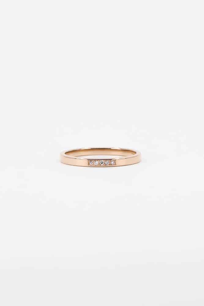 ethical rose gold ring